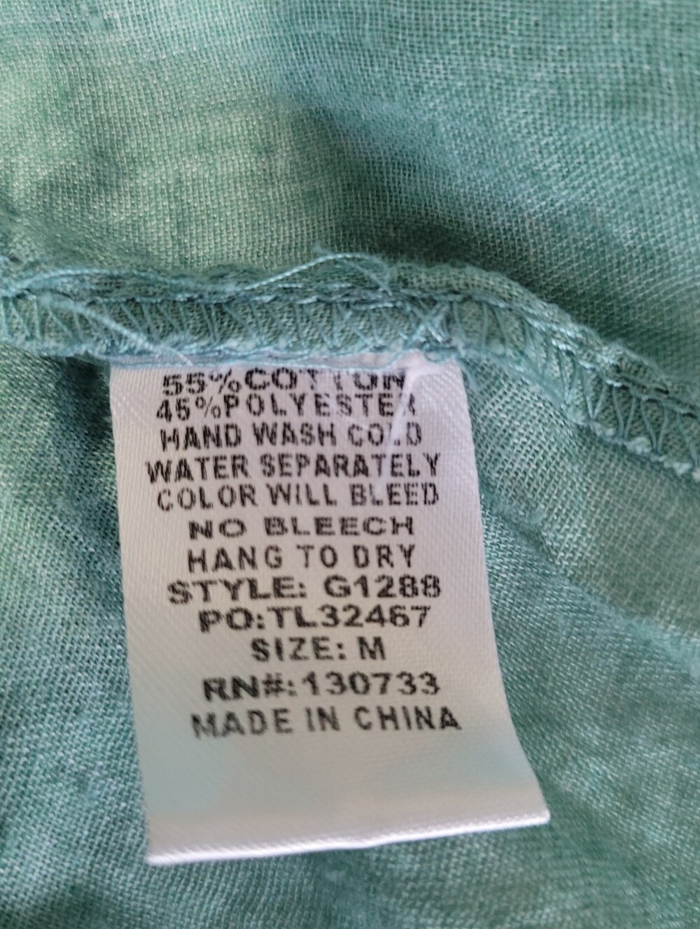Umgee Mint Sage  Bohemisn Relaxed Shit Silhoutte Women' Cotton Blend Dress Medui - Picture 7 of 9